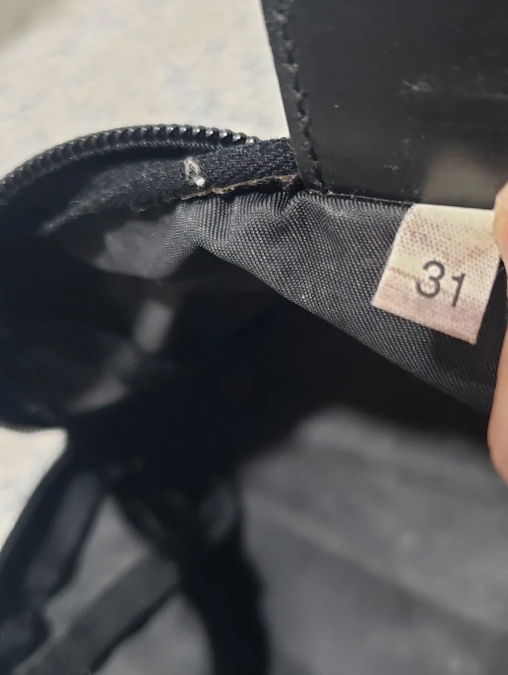 Prada Black Nylon Cossmetic Pouch